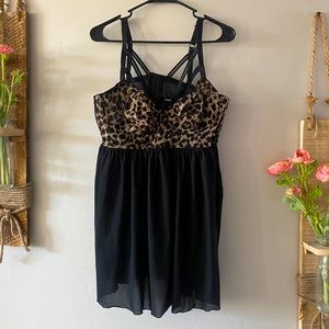 Torrid Animal Print Babydoll Size 14/16